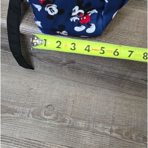 Disney Mickey Mouse Blue print  Backpack full size NWT - Picture 8 of 8